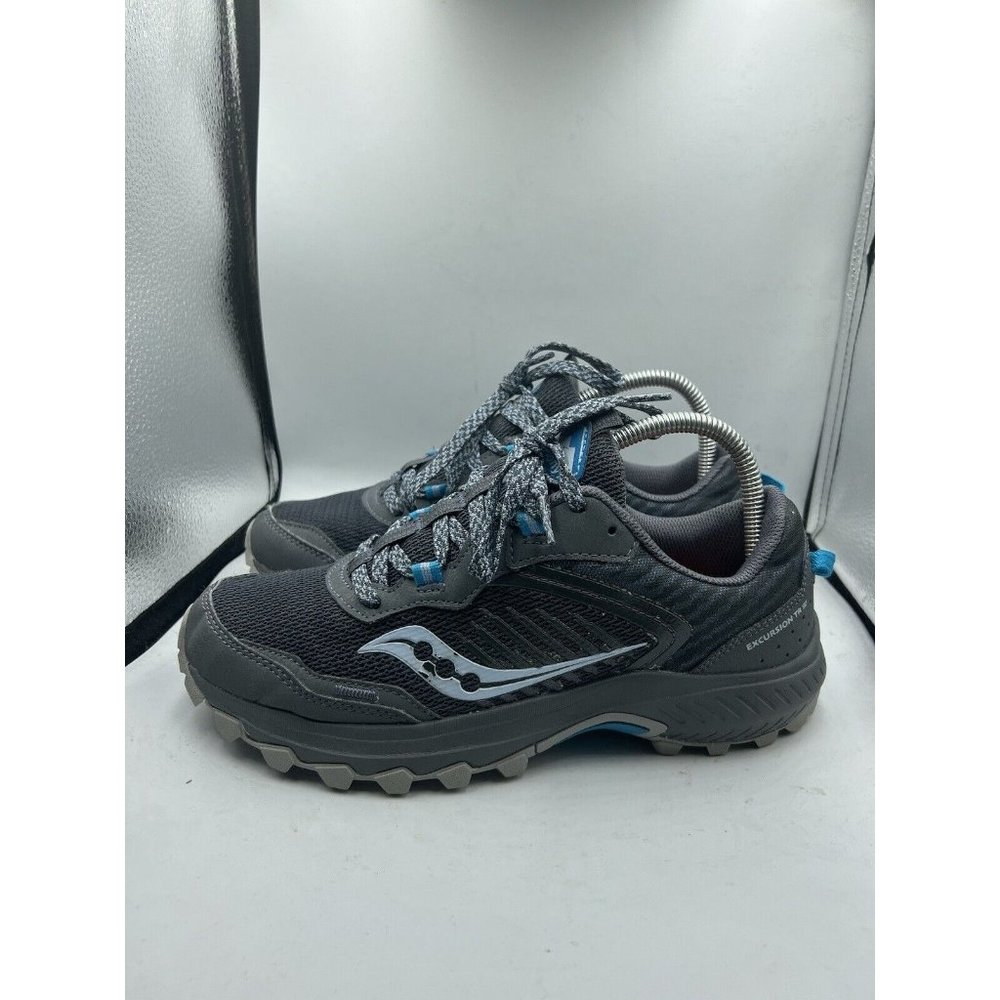 Saucony Excursion 15 Gray Plush S10671-20 Trail Running Shoe Womens Size 9 Wide